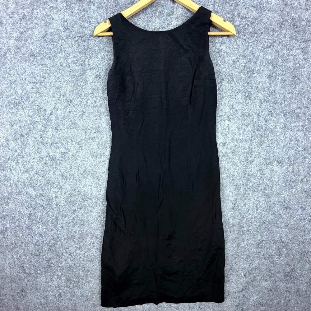 Jessica Howard by Mitchell Rodbell Dress Women 10 Black LBD Sleeveless USA Made